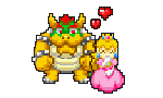 Bowser Peach Love
