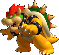 Bowser's design in Melee